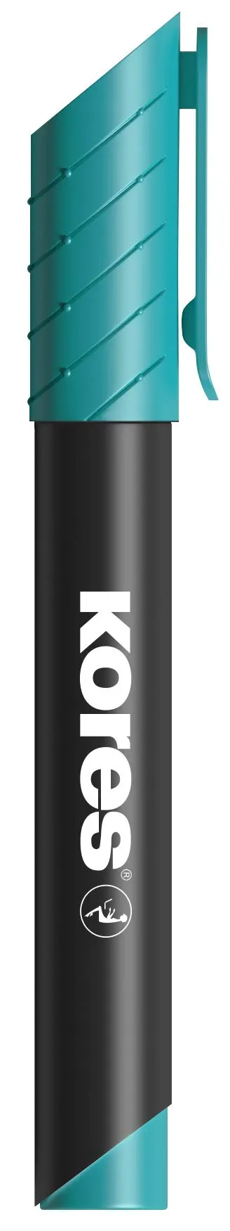 kores-k-marker-xp1-permanentmarker-rundspitze-t-rkis-12-st-ck image 1