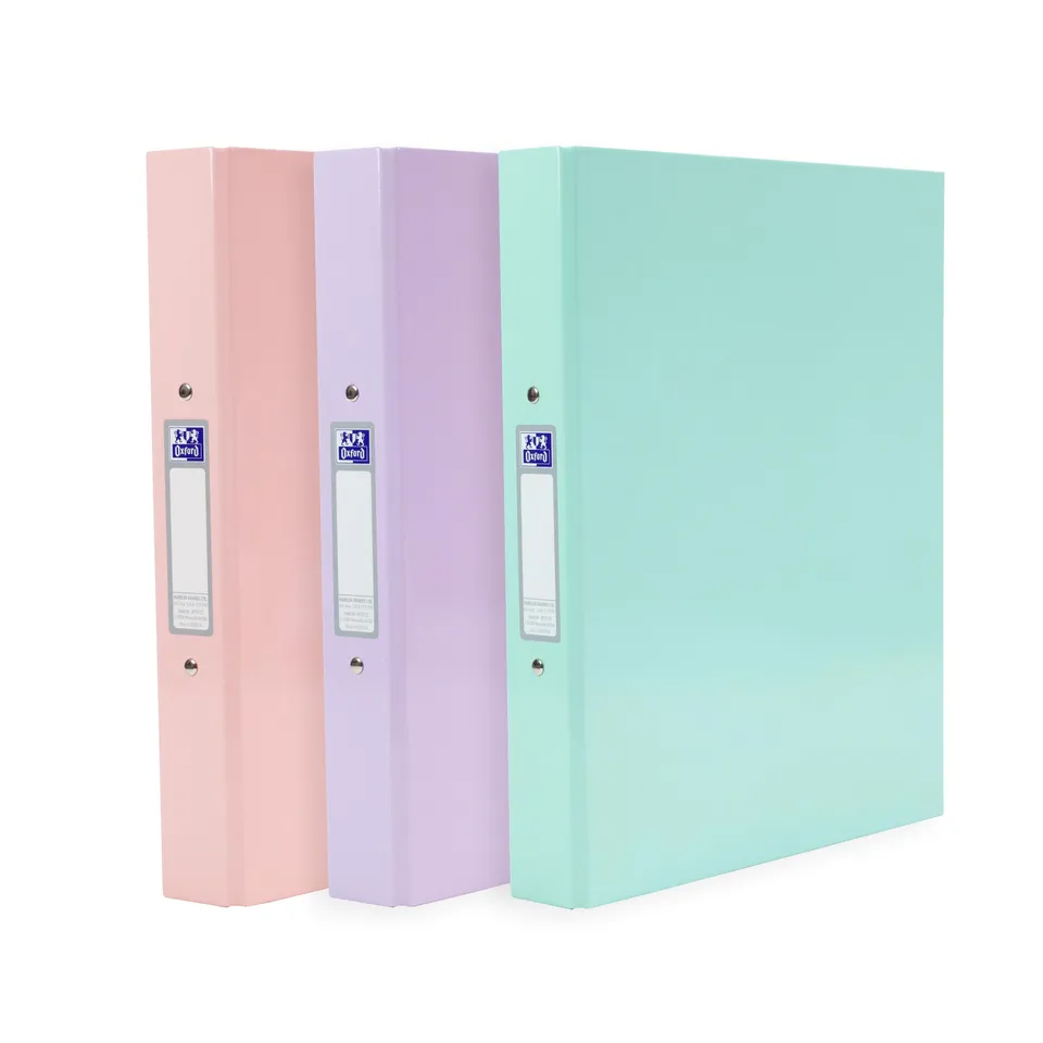 oxford-ringbuch-a4-pastell-40-mm-3er-pack-rosa-gr-n-blau image 1