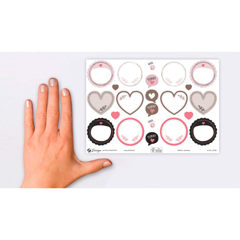 avery-zweckform-54548-marmeladenetiketten-pastell-44-sticker-a5 image 3