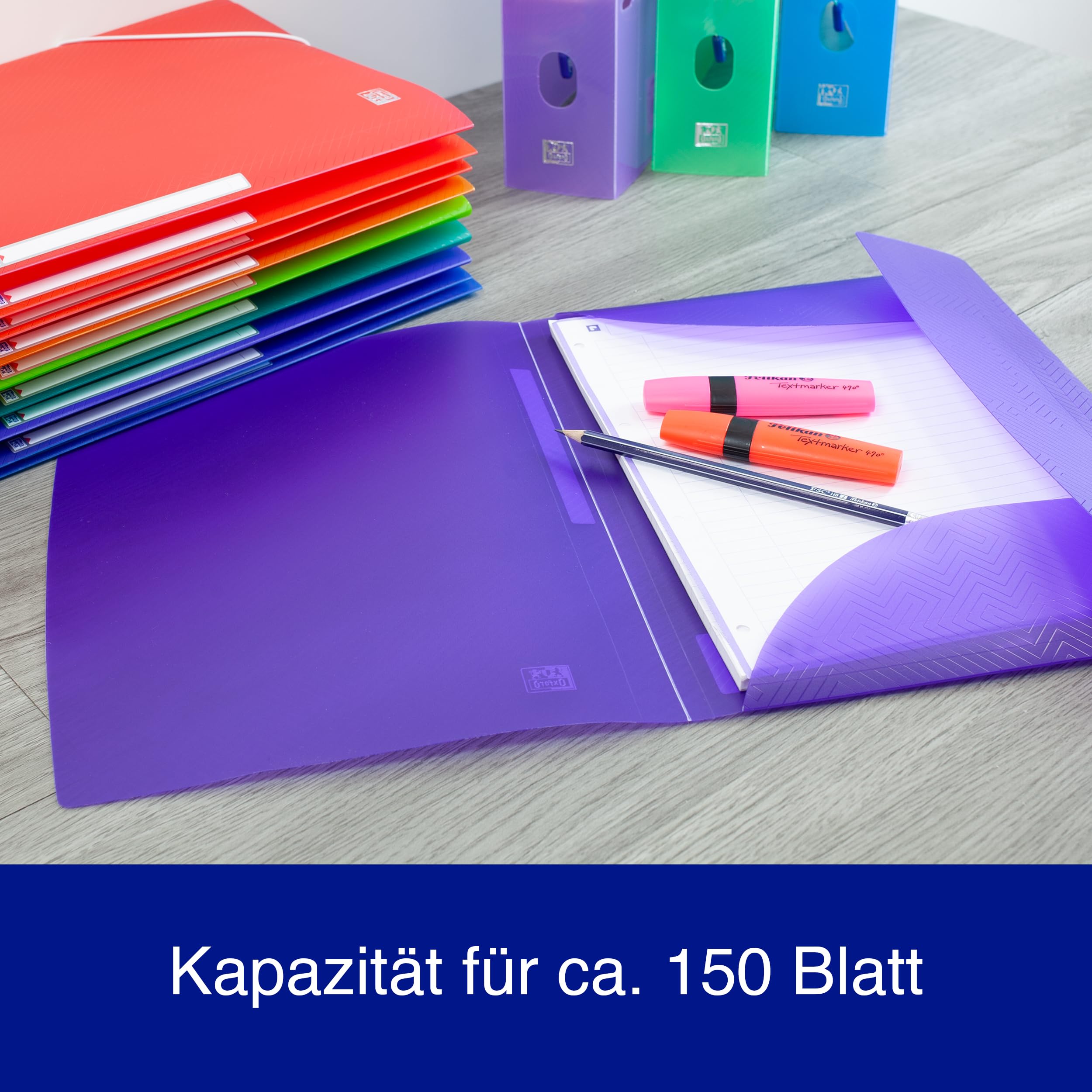 oxford-eckspannermappe-a4-kunststoff-mit-gummiband-10-st-ck-8-farben image 5