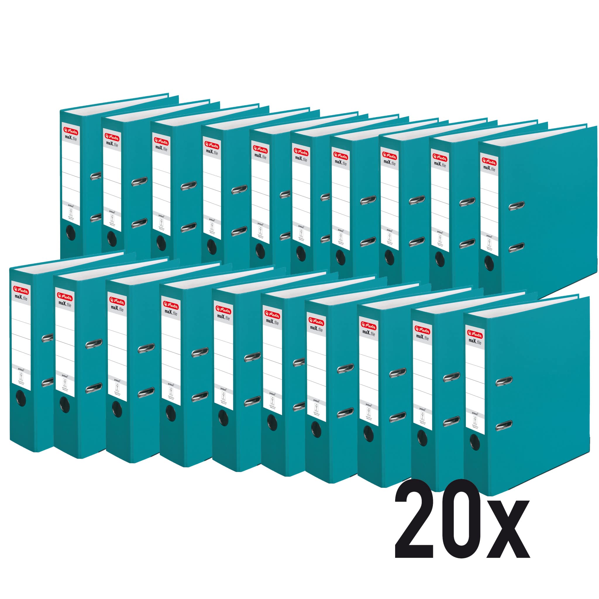 herlitz-ordner-a4-max-file-protect-8-cm-caribbean-turquoise-20-st-ck image 5