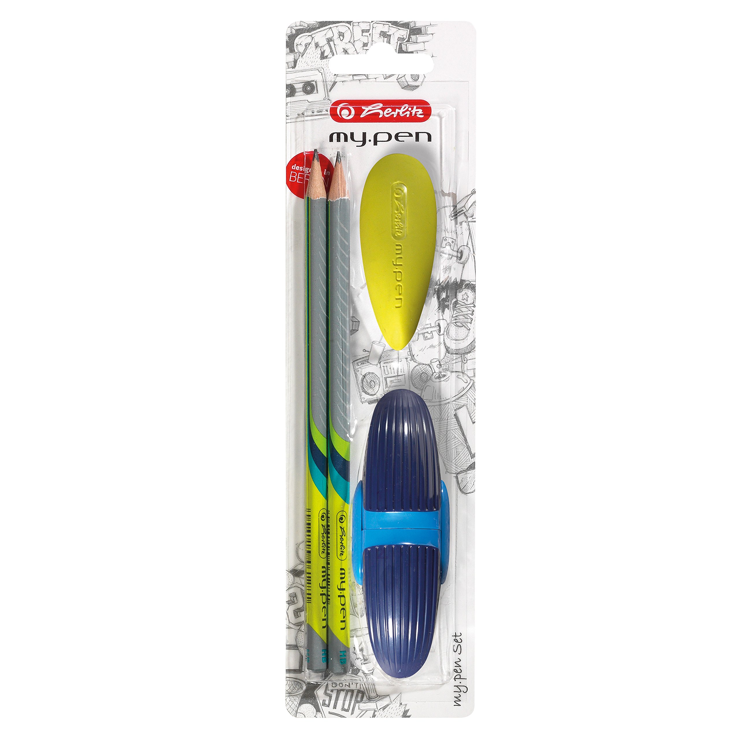 herlitz-starterset-my-pen-mit-2-bleistiften-hb-radierer-und-anspitzer image 4