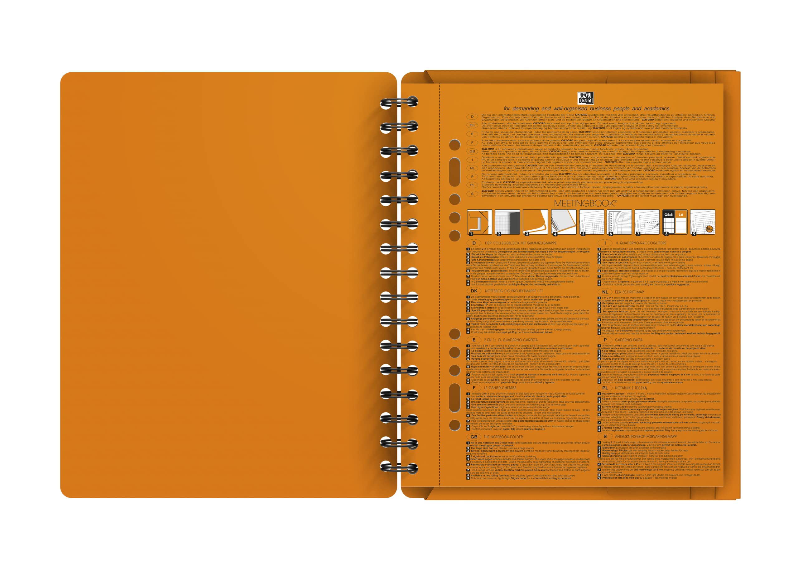 oxford-meetingbook-international-a5-liniert-160-seiten-5-st-ck image 3
