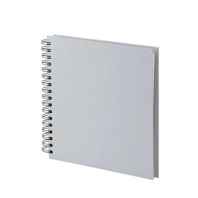 r-ssler-s-o-h-o-spiral-fotoalbum-blanko-25x23cm-60-seiten-stone-grau image 1