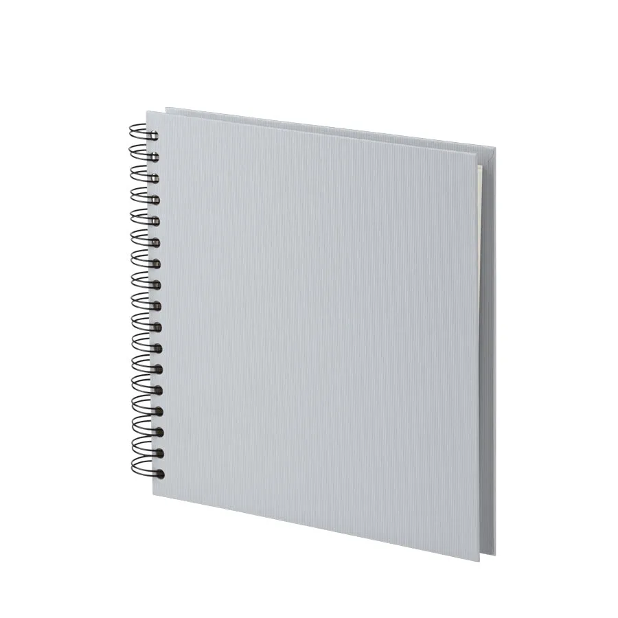 r-ssler-s-o-h-o-spiral-fotoalbum-blanko-25x23cm-60-seiten-stone-grau image 1