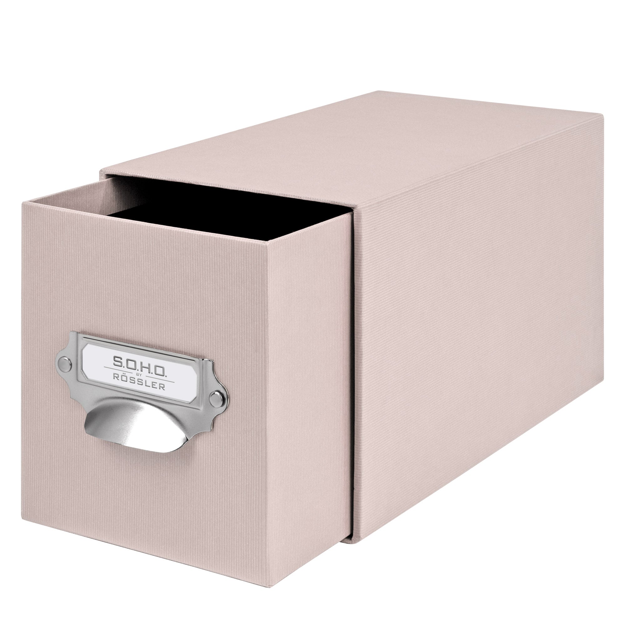 r-ssler-s-o-h-o-schubladenbox-1er-a6-powder-rosa-f-r-cds-und-fotos image 2
