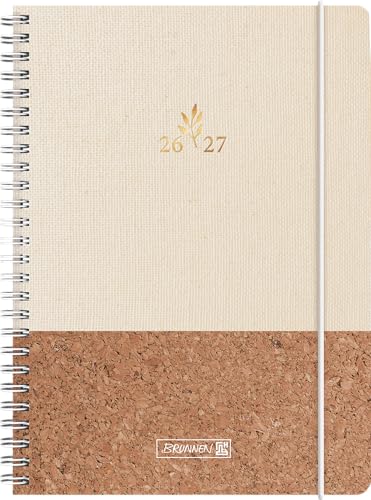 brunnen-sch-lerkalender-2026-2027-naturality-a5-wochenkalender-textil image 7