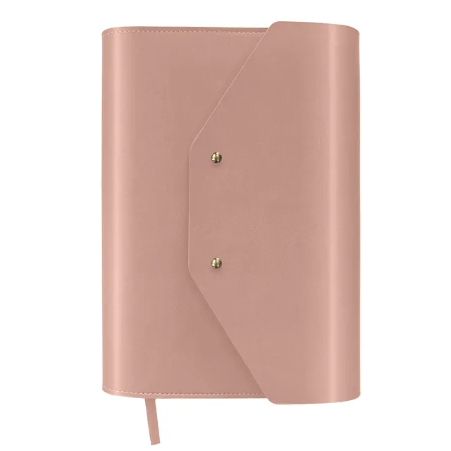 r-ssler-soft-touch-organizer-a5-mit-notizbuch-und-kugelschreiber-peach image 1