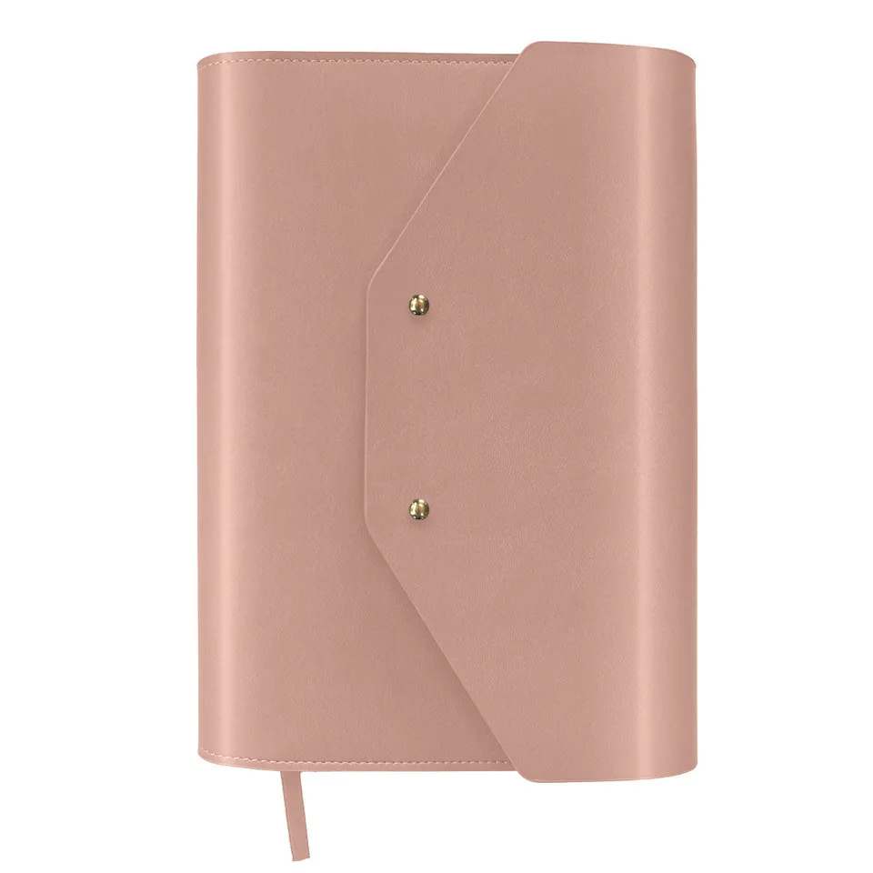 r-ssler-soft-touch-organizer-a5-mit-notizbuch-und-kugelschreiber-peach image 1