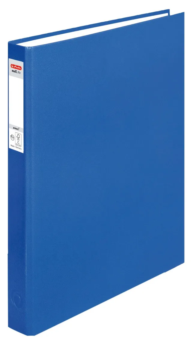 herlitz-max-file-protect-ringbuch-a4-2-ring-25mm-blau image 1
