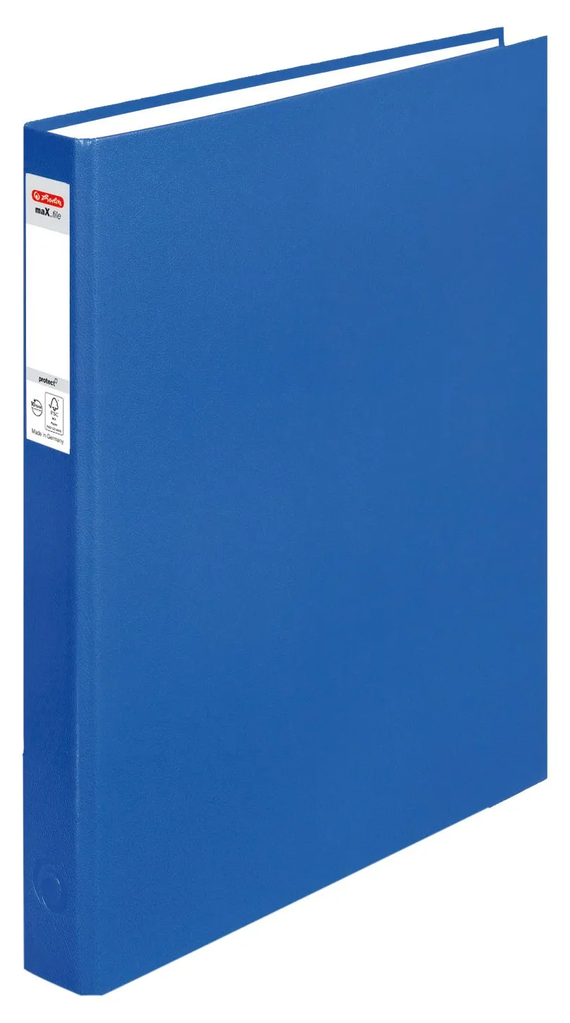 herlitz-max-file-protect-ringbuch-a4-2-ring-25mm-blau image 1