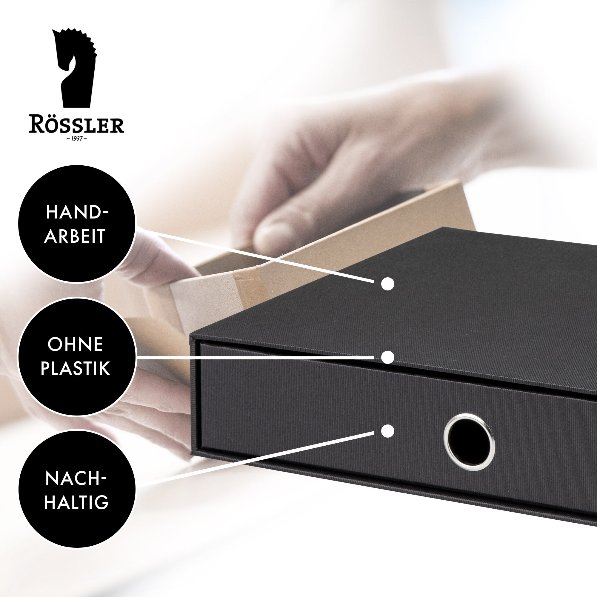 r-ssler-s-o-h-o-schubladenbox-a4-querformat-1-fach-schwarz image 5