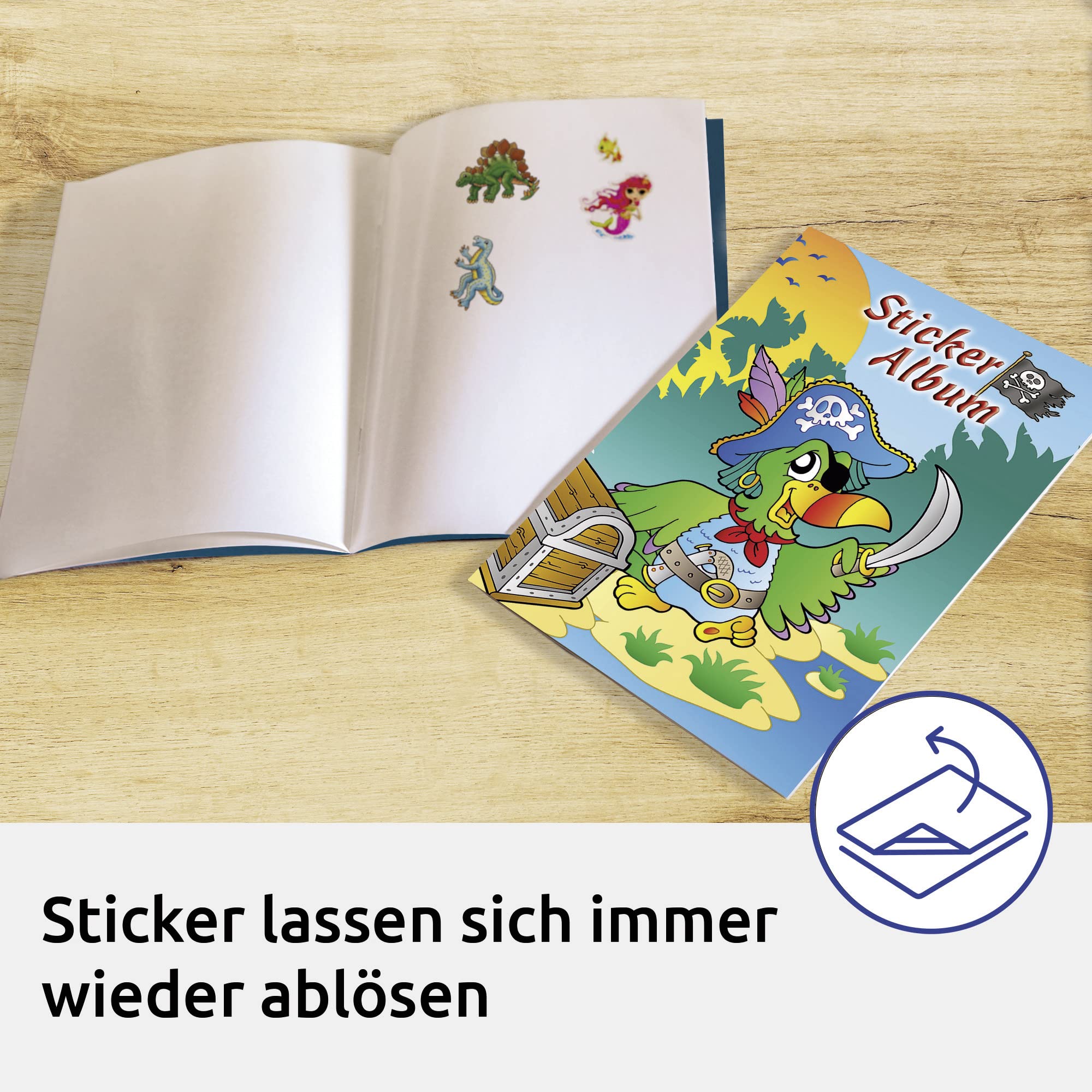 avery-zweckform-57799-stickeralbum-pirat-a5-16-seiten-silikonpapier image 3