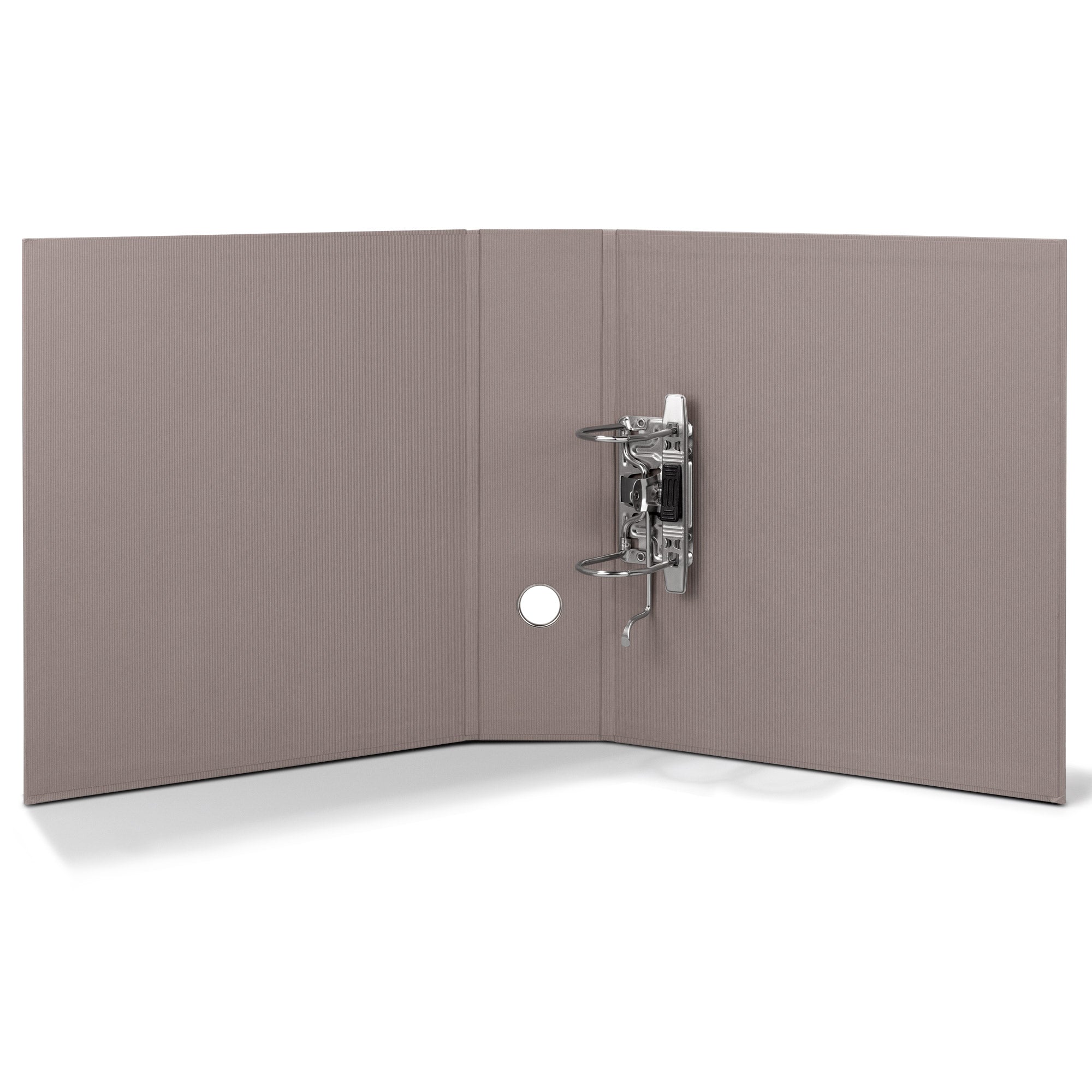 r-ssler-s-o-h-o-ordner-breit-a4-8-5-cm-taupe-mit-rippenpr-gung image 2