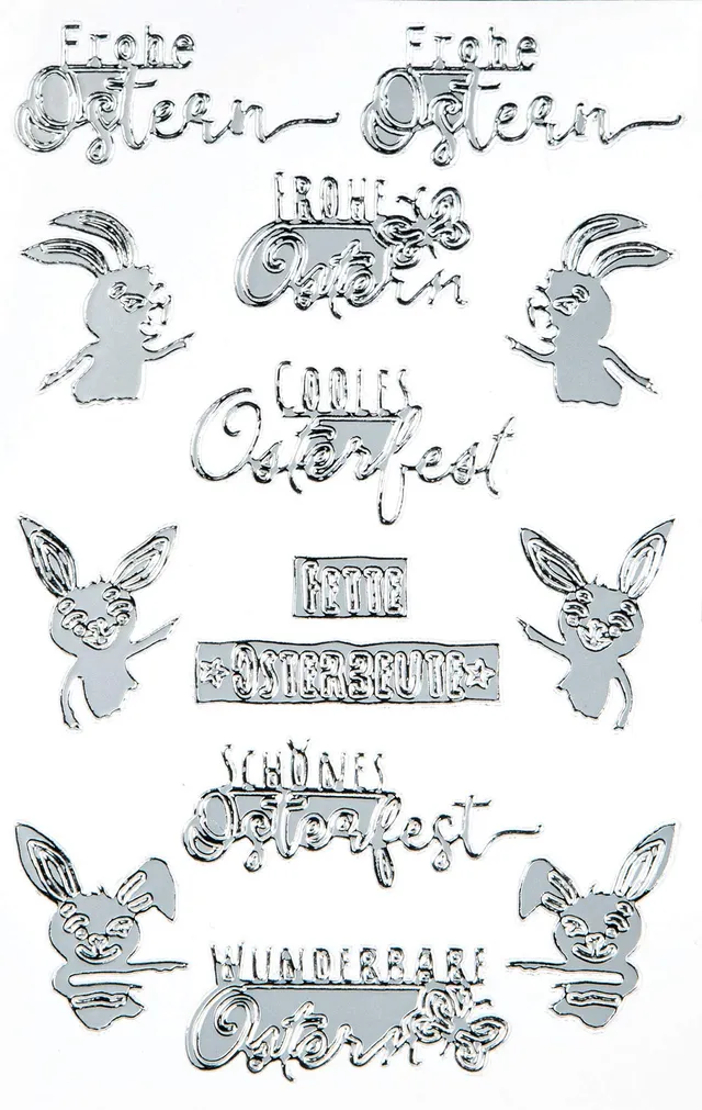 avery-zweckform-z-design-39187-ostersticker-silber-13-selbstklebende-3d-dekoetik image 1