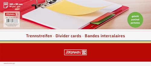 brunnen-fact-trennstreifen-10-5-x-24-cm-gr-n-karton-100-st-ck image 4