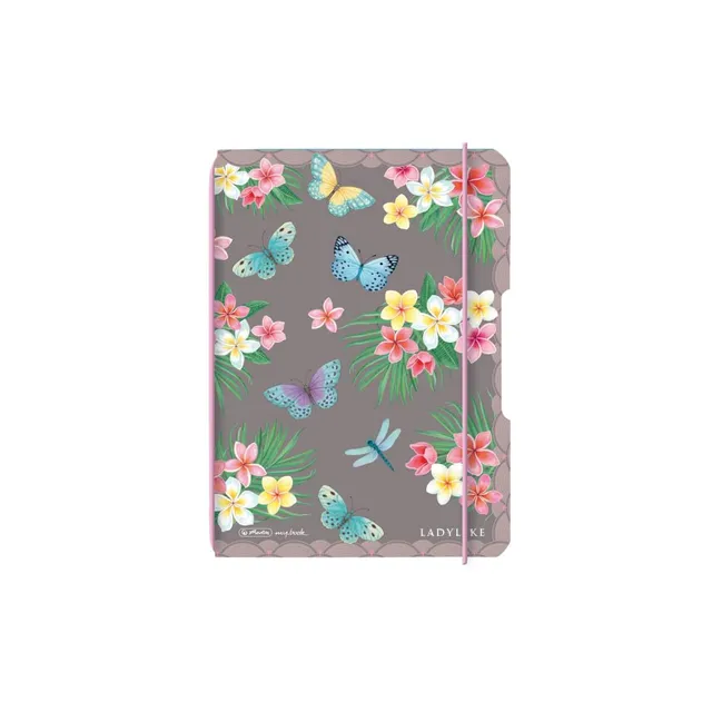 herlitz-notizheft-flex-a6-punktiert-ladylike-butterflies-40-blatt image 1