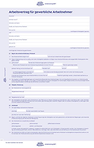 avery-zweckform-2877-arbeitsvertrag-gewerbliche-arbeitnehmer-a4-selbstdurchschre image 7