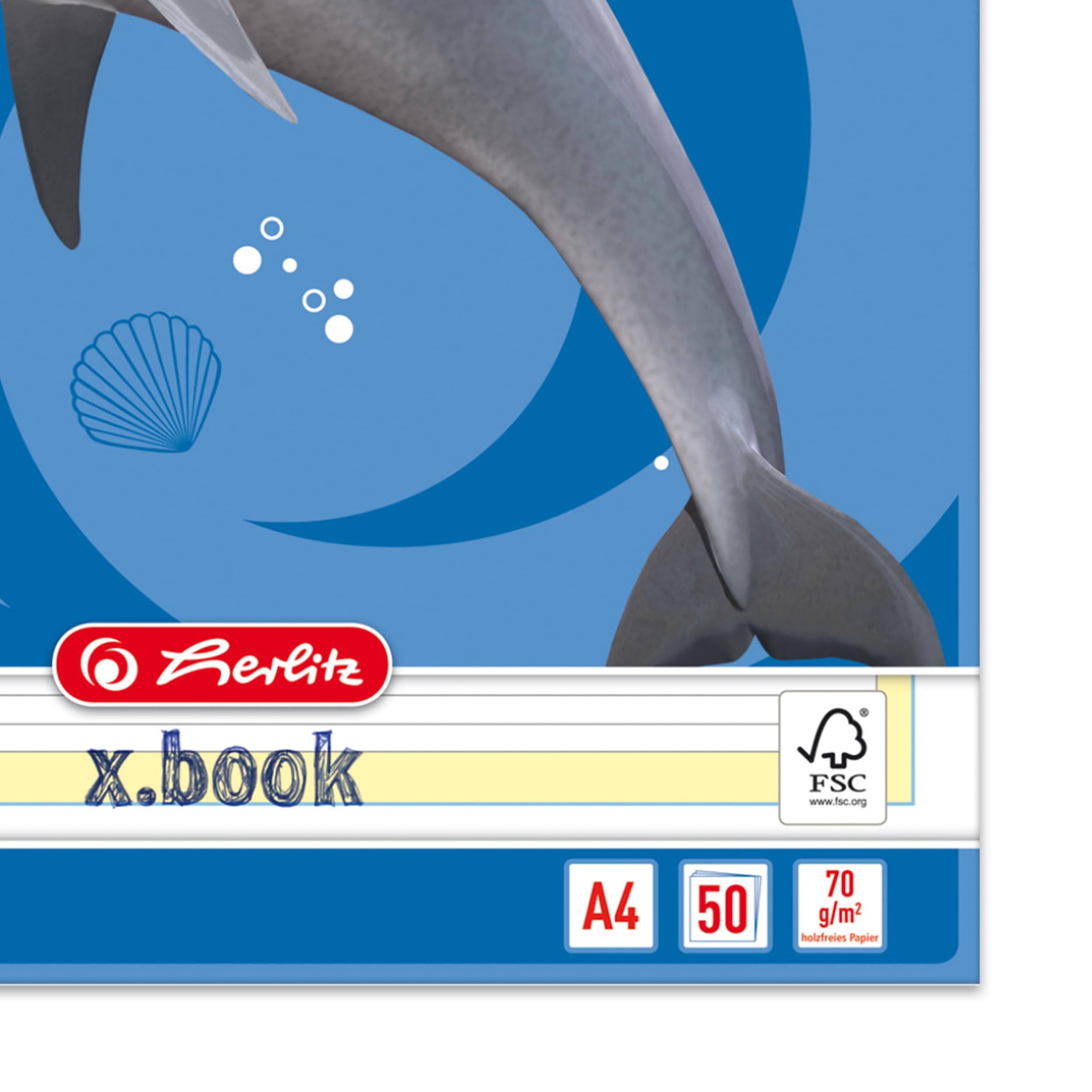 herlitz-x-book-arbeitsblock-a4-lineatur-2-50-blatt-5er-pack image 5
