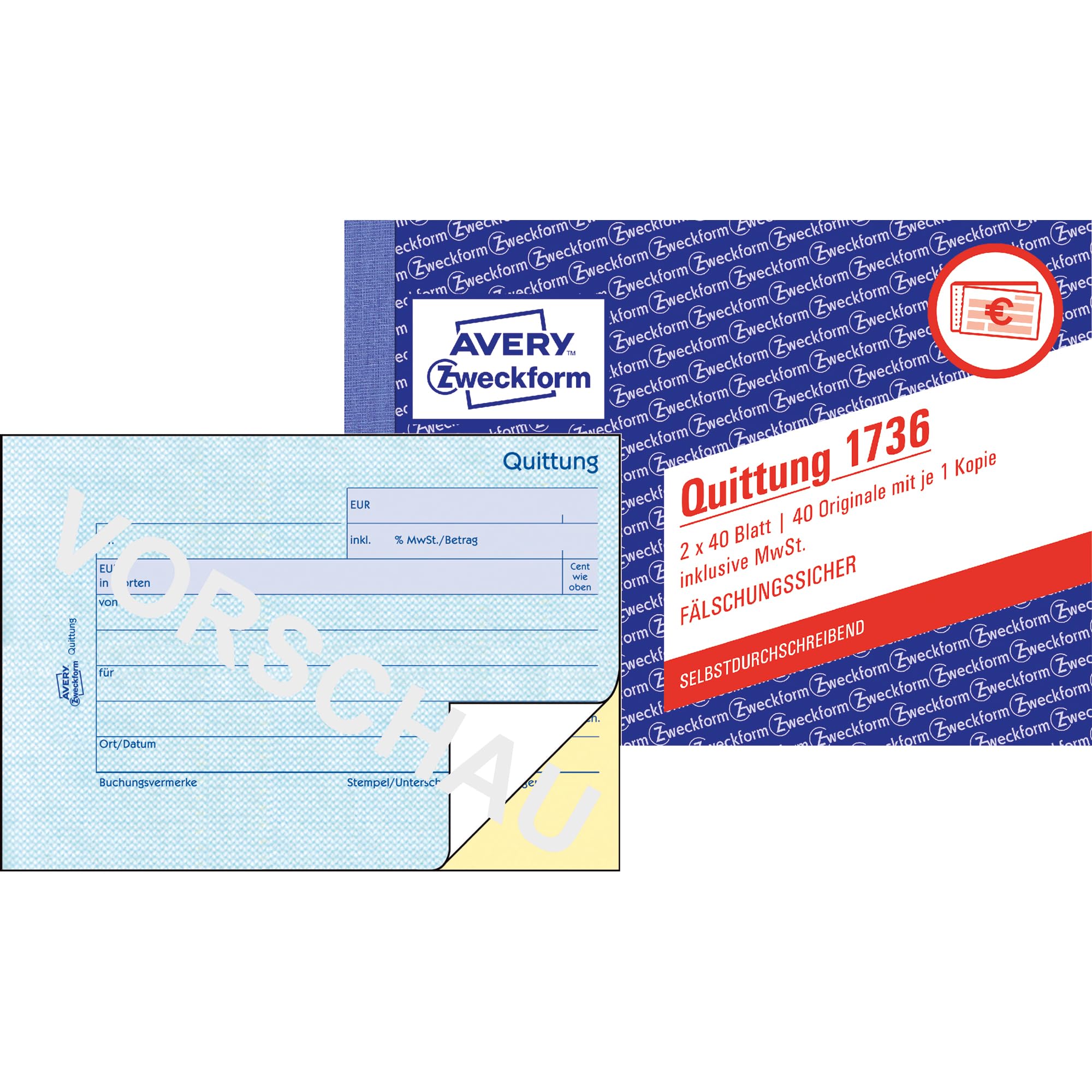 avery-zweckform-1736-quittungsblock-a6-quer-2x40-blatt-selbstdurchschreibend-wei image 5