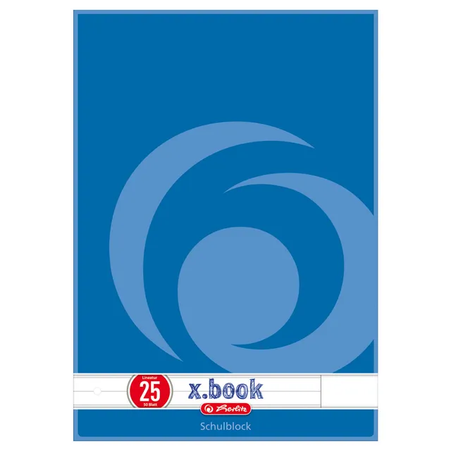 herlitz-schulblock-x-book-a4-lineatur-25-10-st-ck image 1