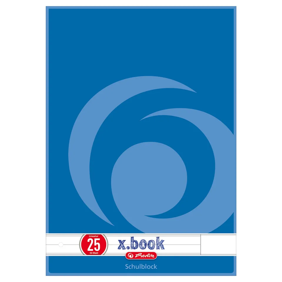 herlitz-schulblock-x-book-a4-lineatur-25-10-st-ck image 1
