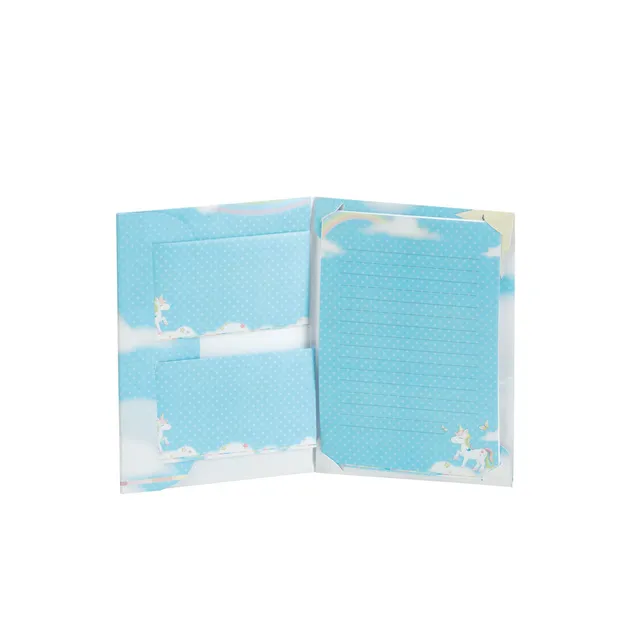 r-ssler-paperado-kinder-briefpapier-set-tiermotiv-einhorn-10-st-ck image 1