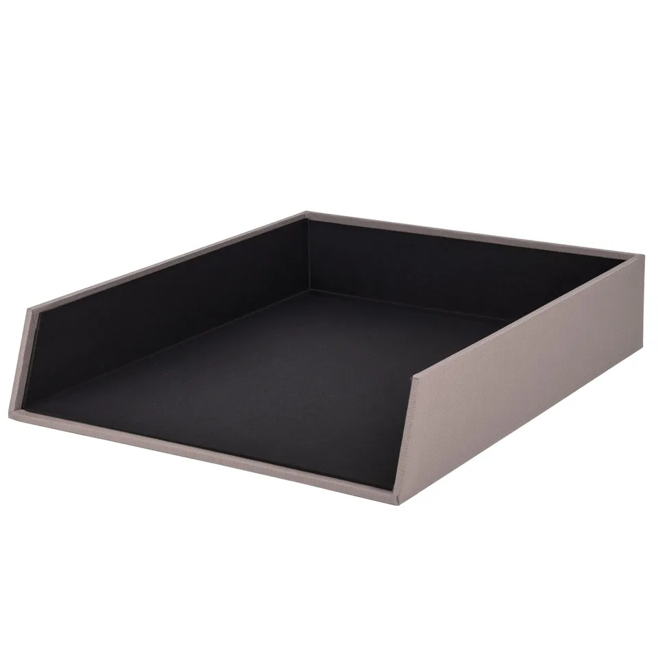r-ssler-s-o-h-o-ablagekorb-briefablage-a4-stapelbar-taupe image 1