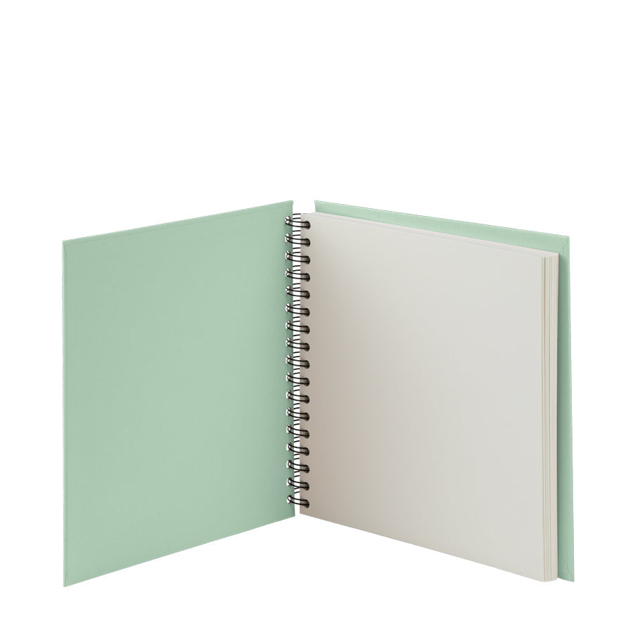 r-ssler-s-o-h-o-spiral-fotoalbum-blanko-25x23cm-60-seiten-mint image 2