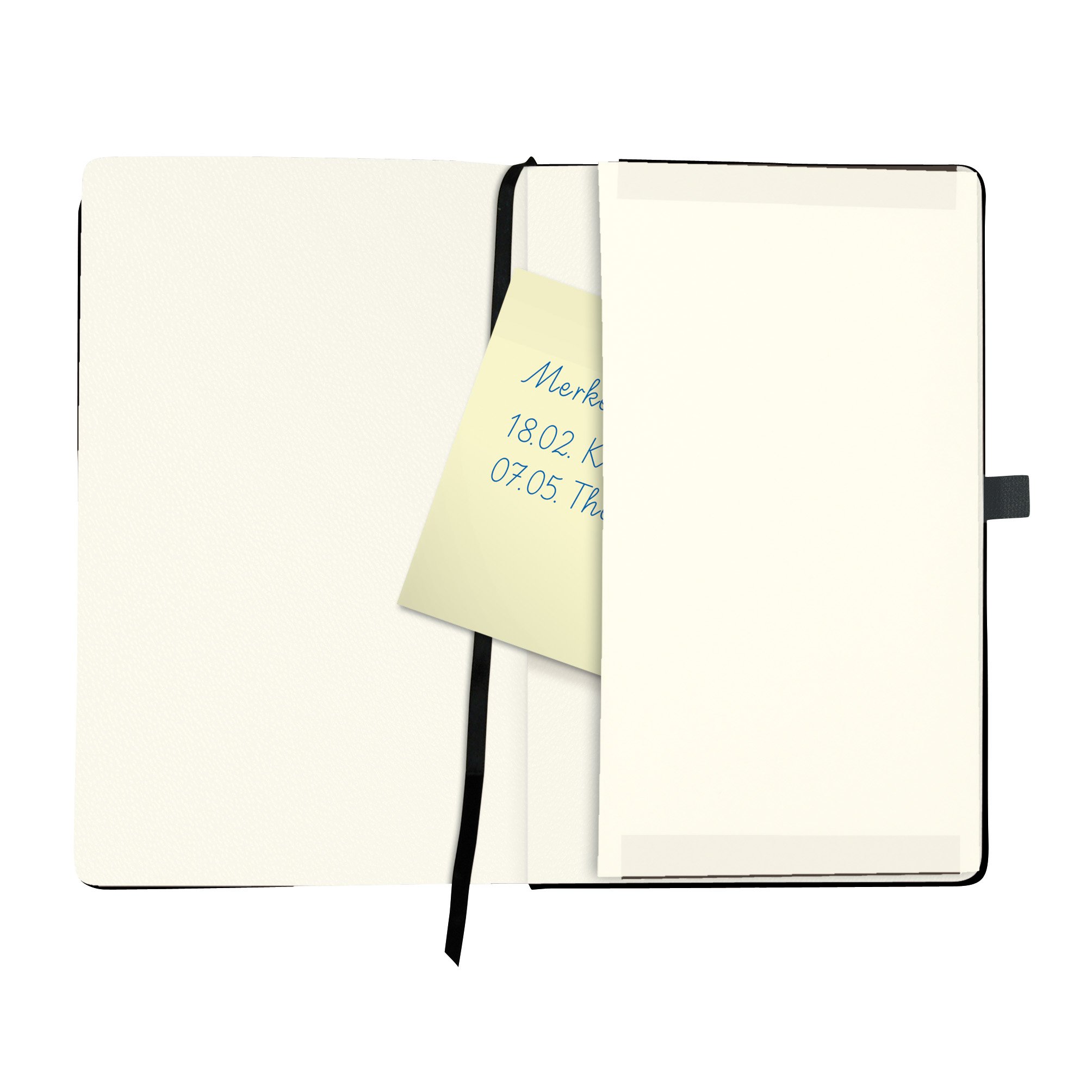 herlitz-my-book-classic-notizbuch-a5-blanko-96-blatt-schwarz image 4
