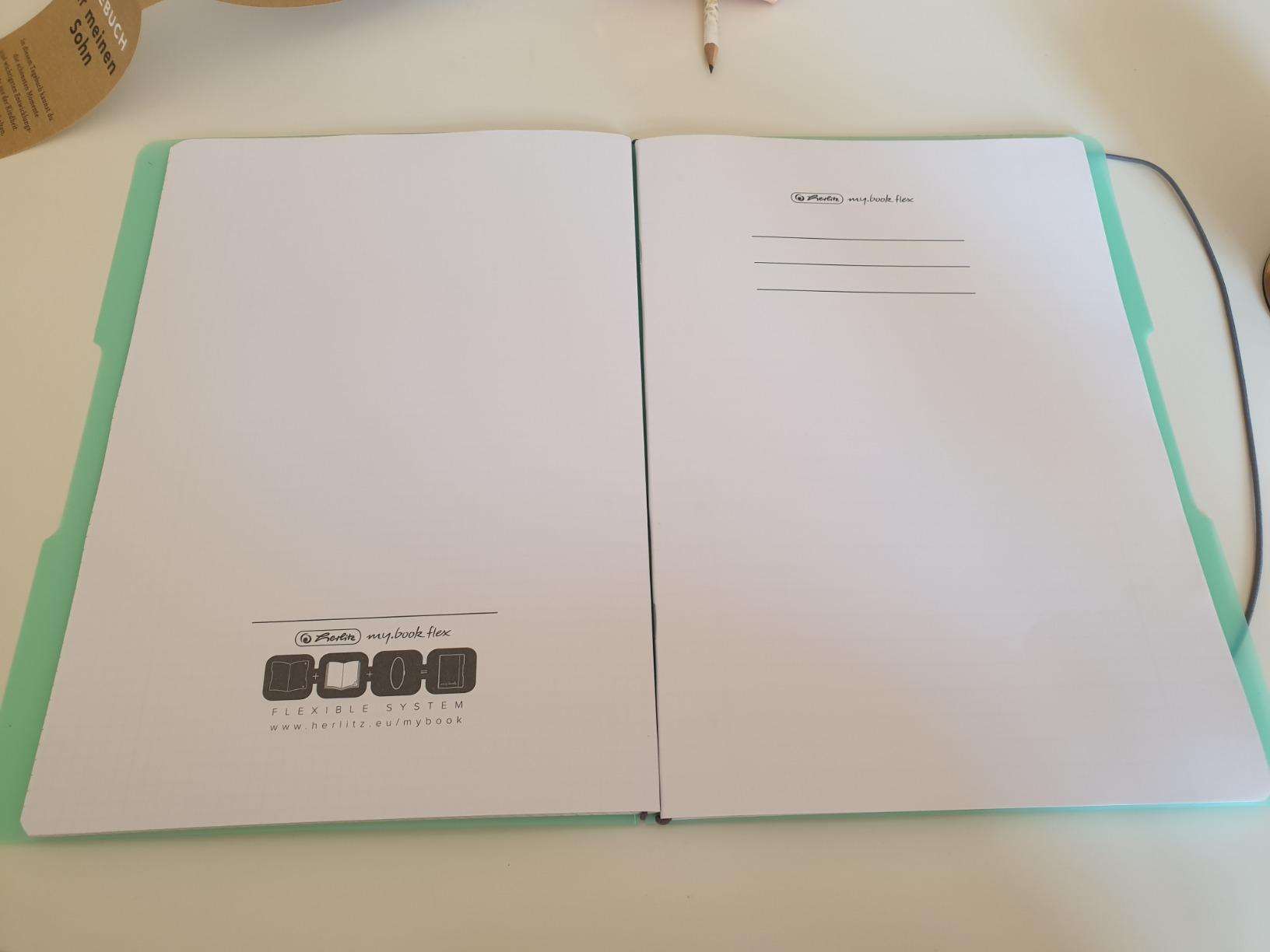 Schönes Heft mit System