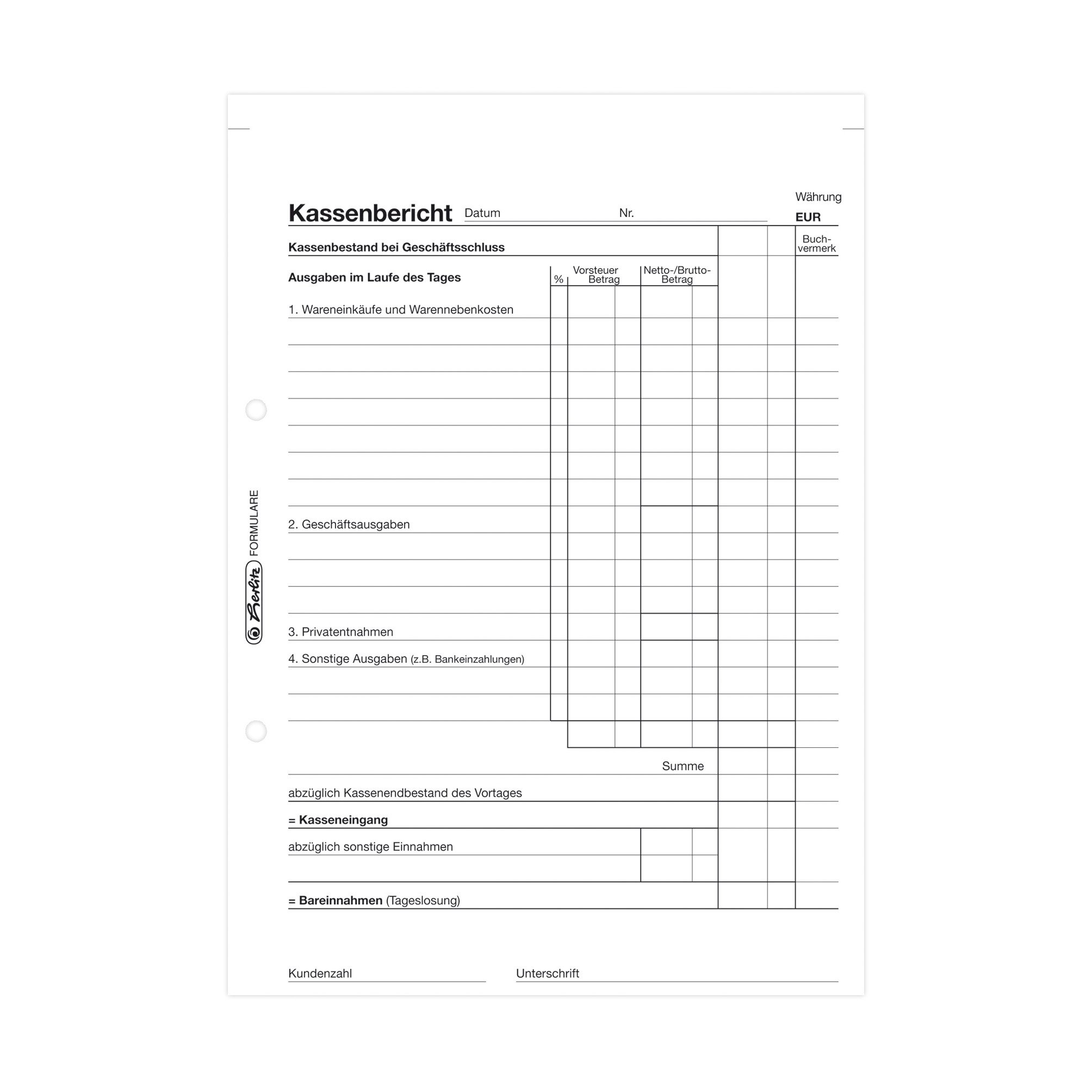 herlitz-kassenberichtsblock-a5-50-blatt-perforiert-gelocht image 3