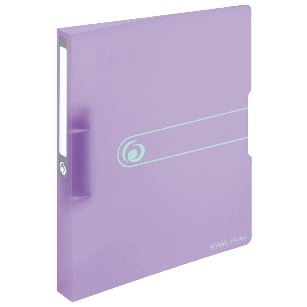 herlitz-ringbuch-a4-2-ringe-25-mm-pp-transparent-flieder image 1
