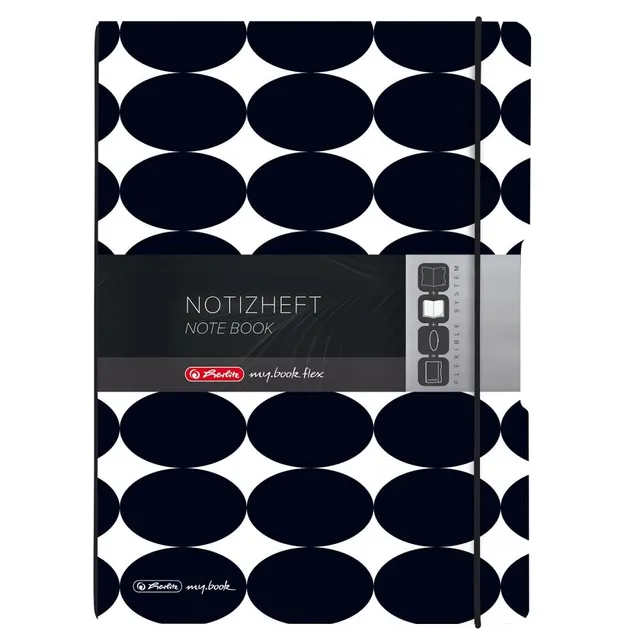 herlitz-my-book-flex-notizheft-a4-punktiert-just-black-40-blatt image 1