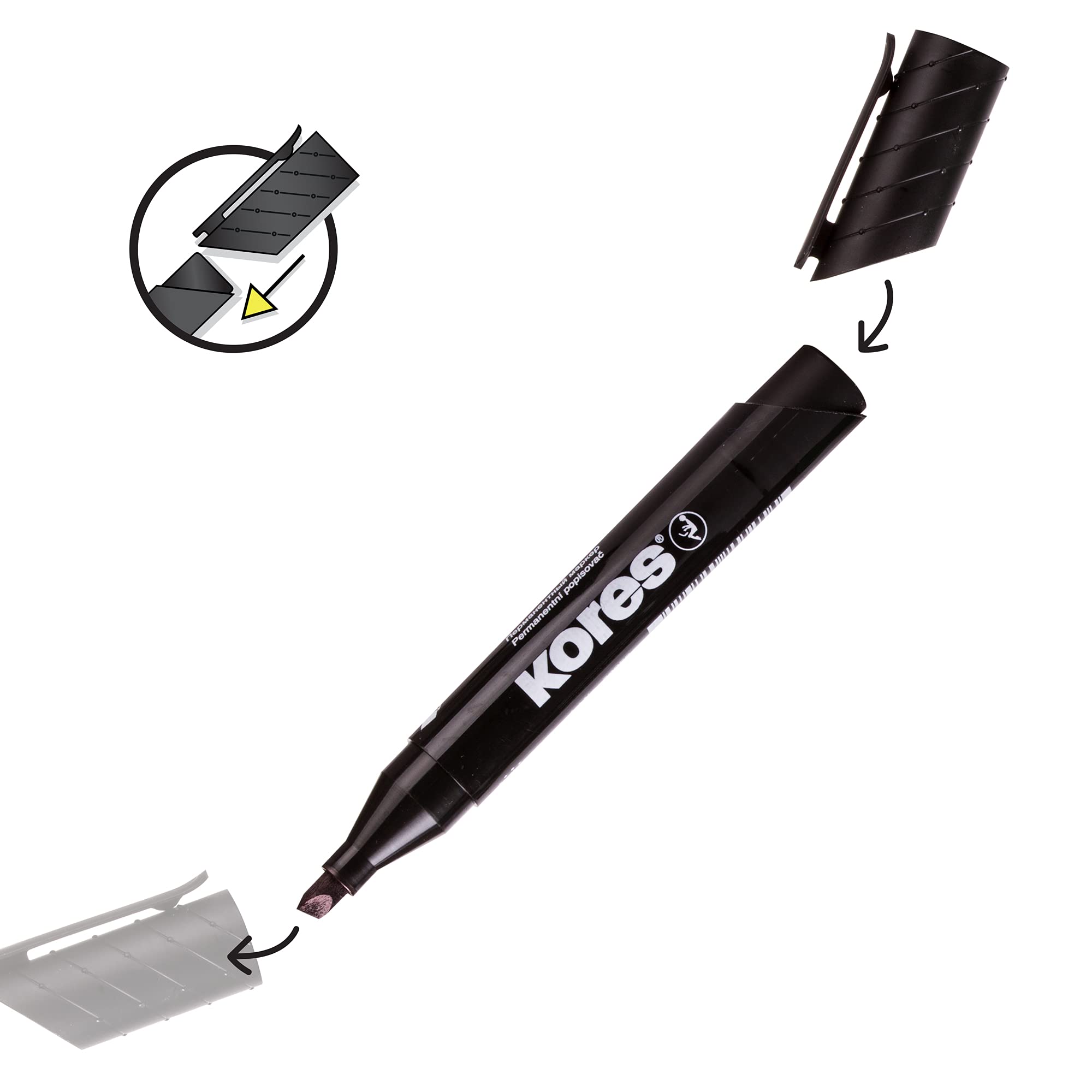 kores-k-marker-xp2-permanentmarker-keilspitze-magenta-12-st-ck image 4