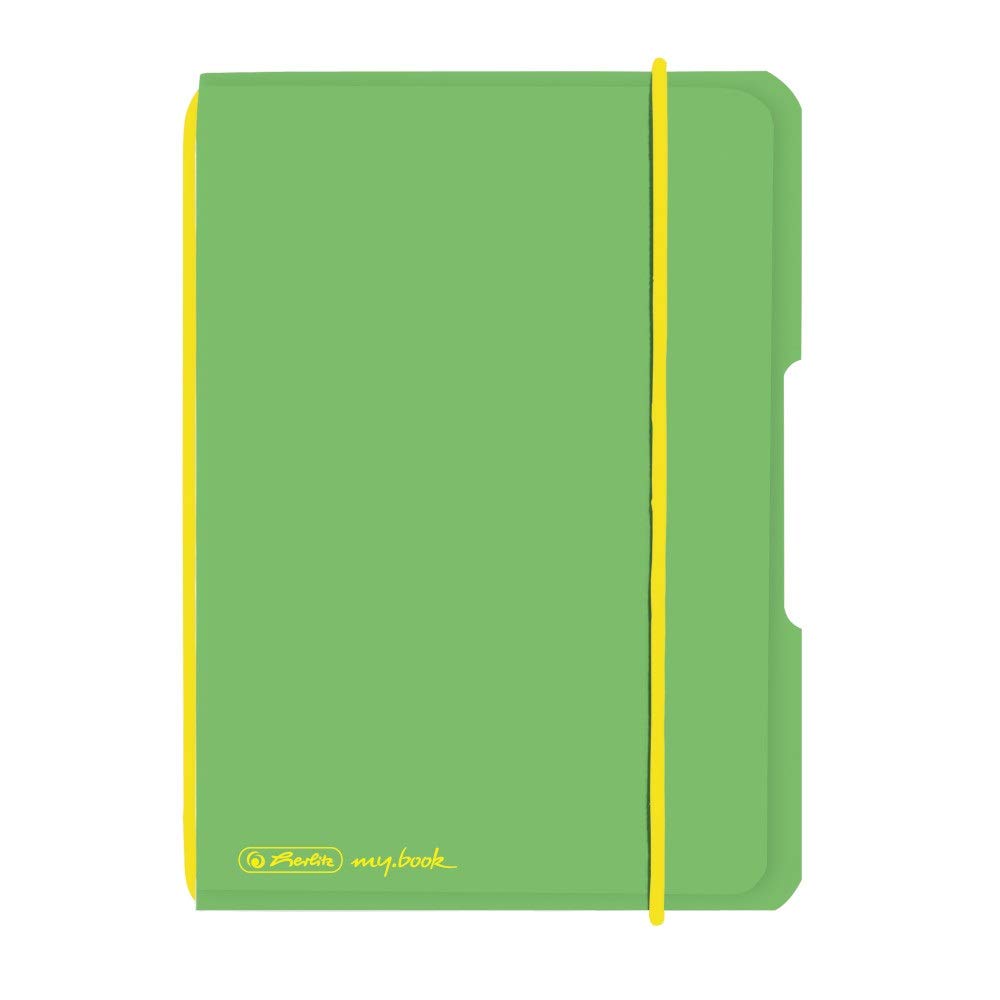 herlitz-11361581-notizheft-my-book-flex-a6-kariert-hellgr-n-40-blatt image 2