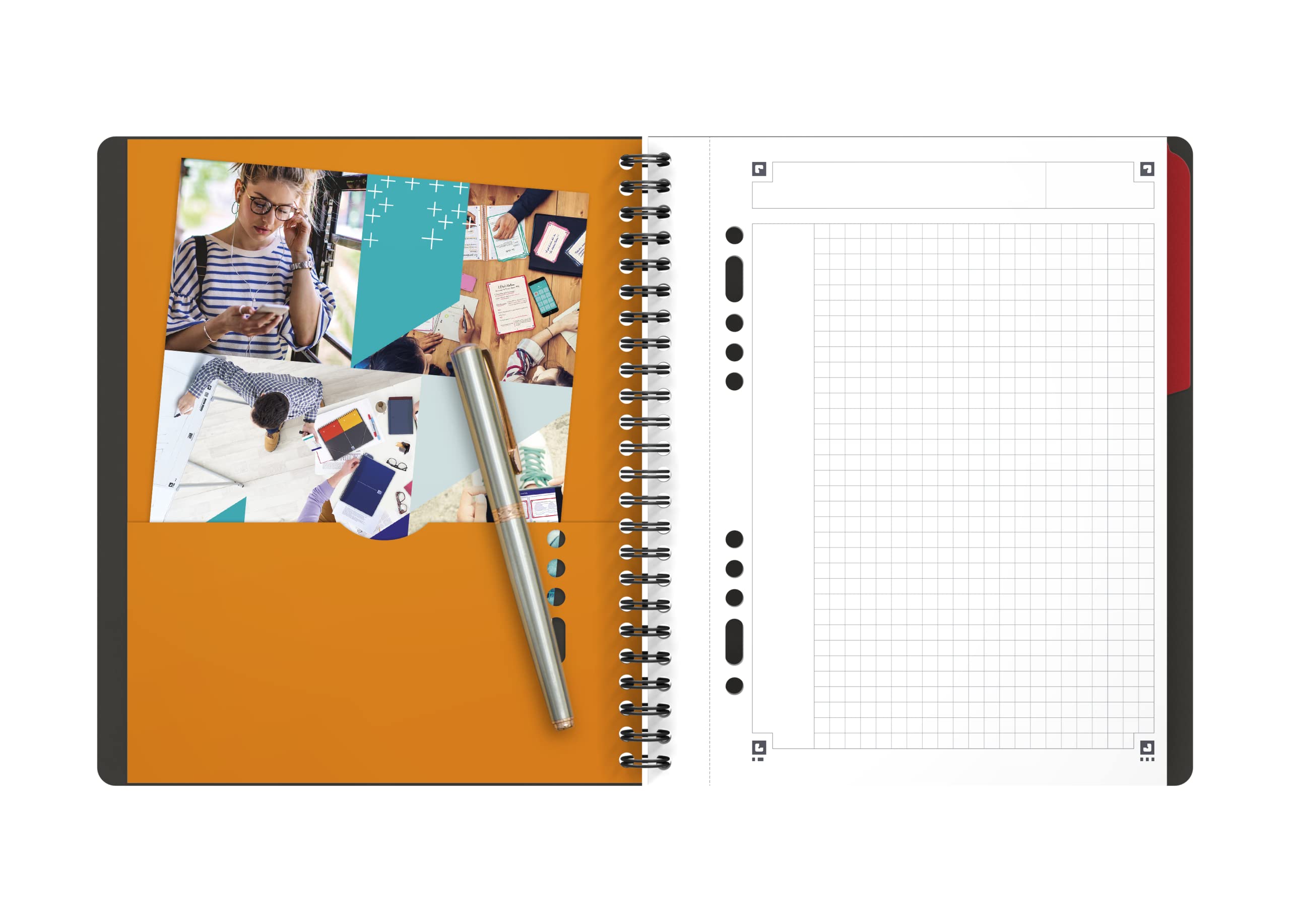 oxford-activebook-international-a5-kariert-160-seiten-mit-register-und-dokumente image 5