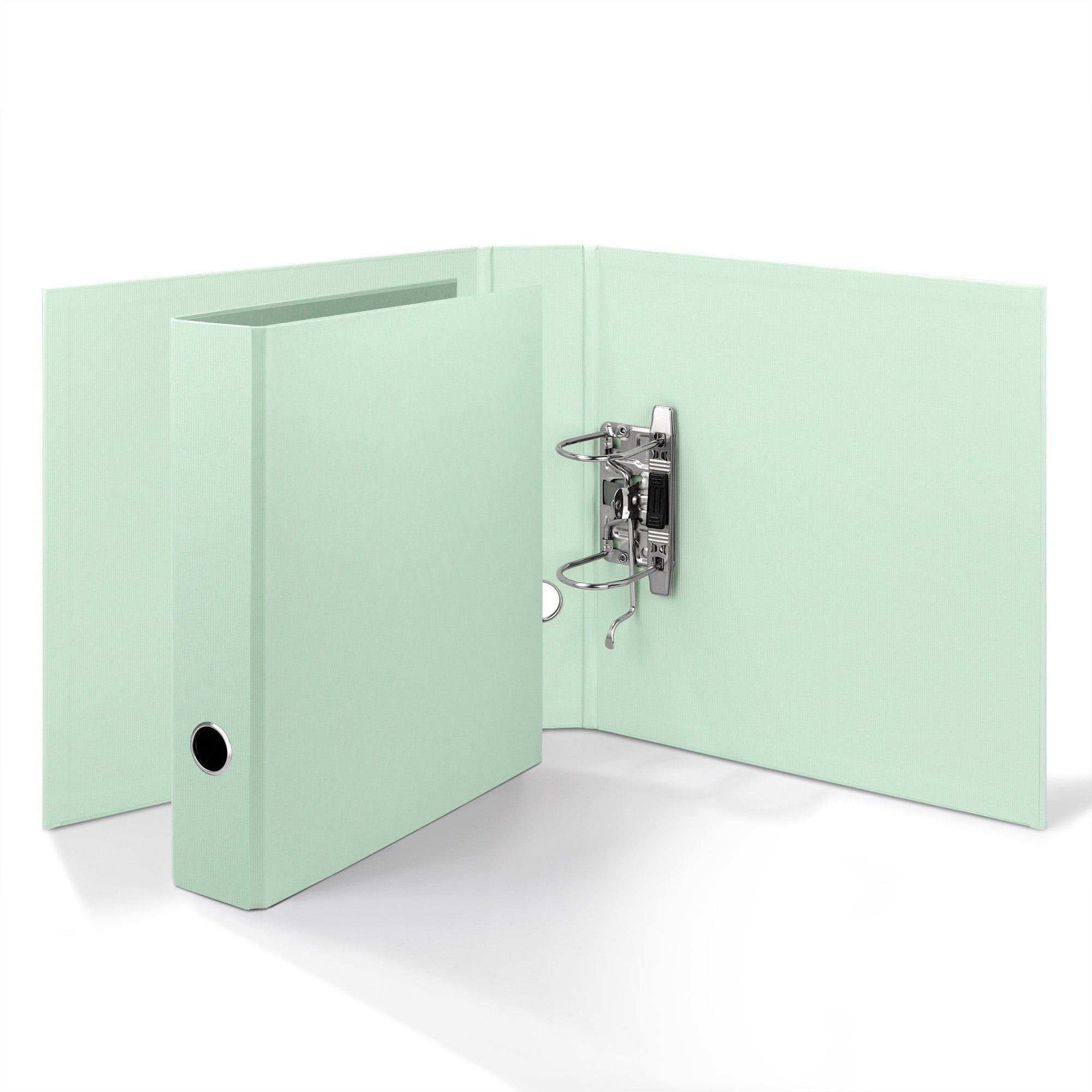 r-ssler-s-o-h-o-ordner-schmal-a4-5-cm-mit-rippenpr-gung-mint image 3