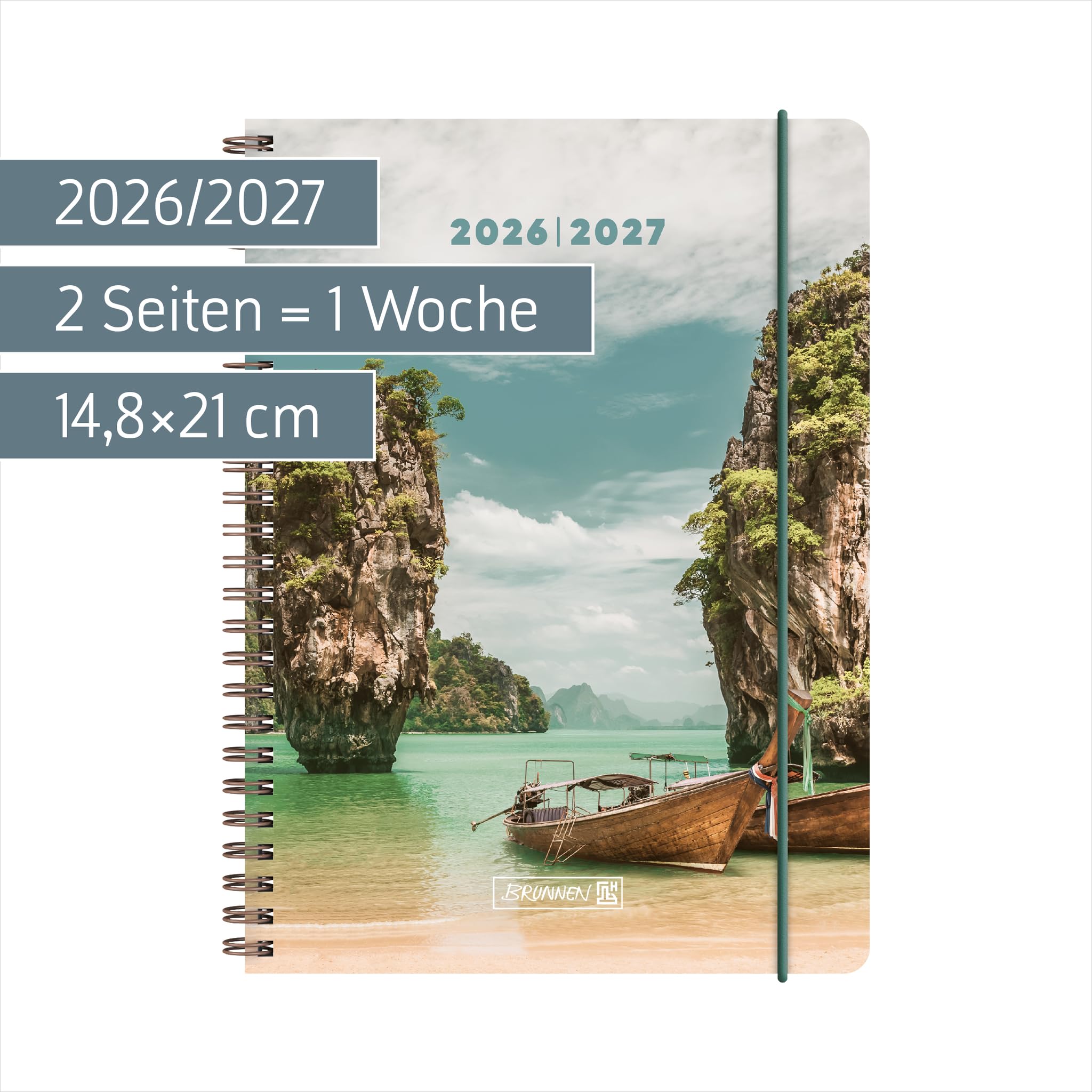 brunnen-sch-lerkalender-2026-2027-tropical-a5-18-monate image 2