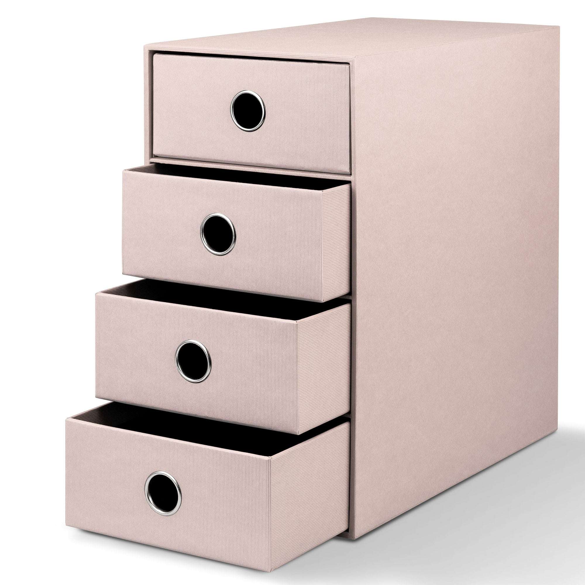 r-ssler-s-o-h-o-schubladenbox-a5-din-lang-4-f-cher-powder-rosa image 2