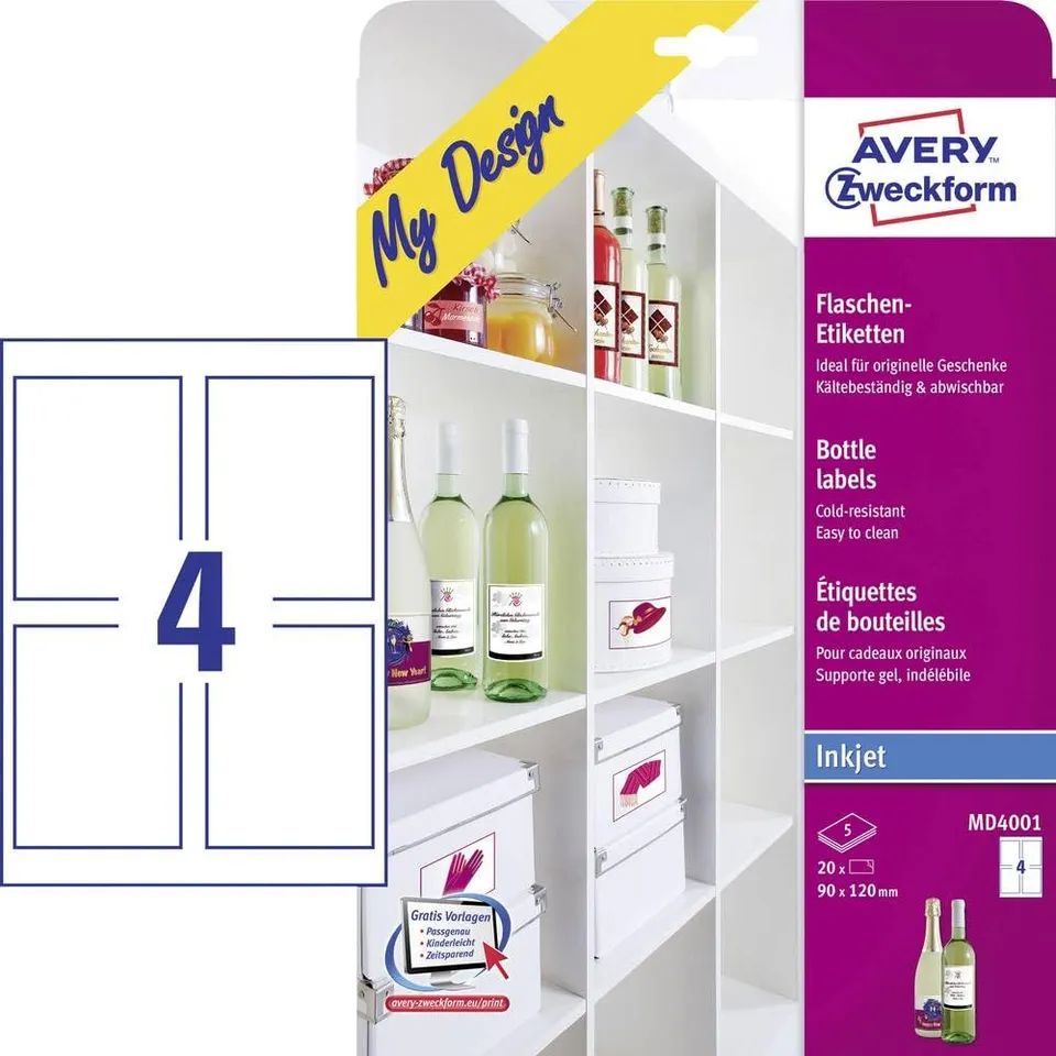 avery-zweckform-md4001-flaschenetiketten-120x90-mm-wei-20-st-ck image 1