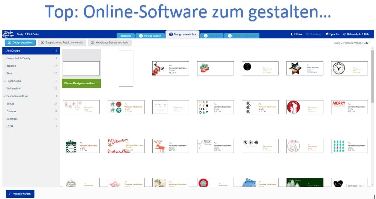 Kleben top, Druck scharf