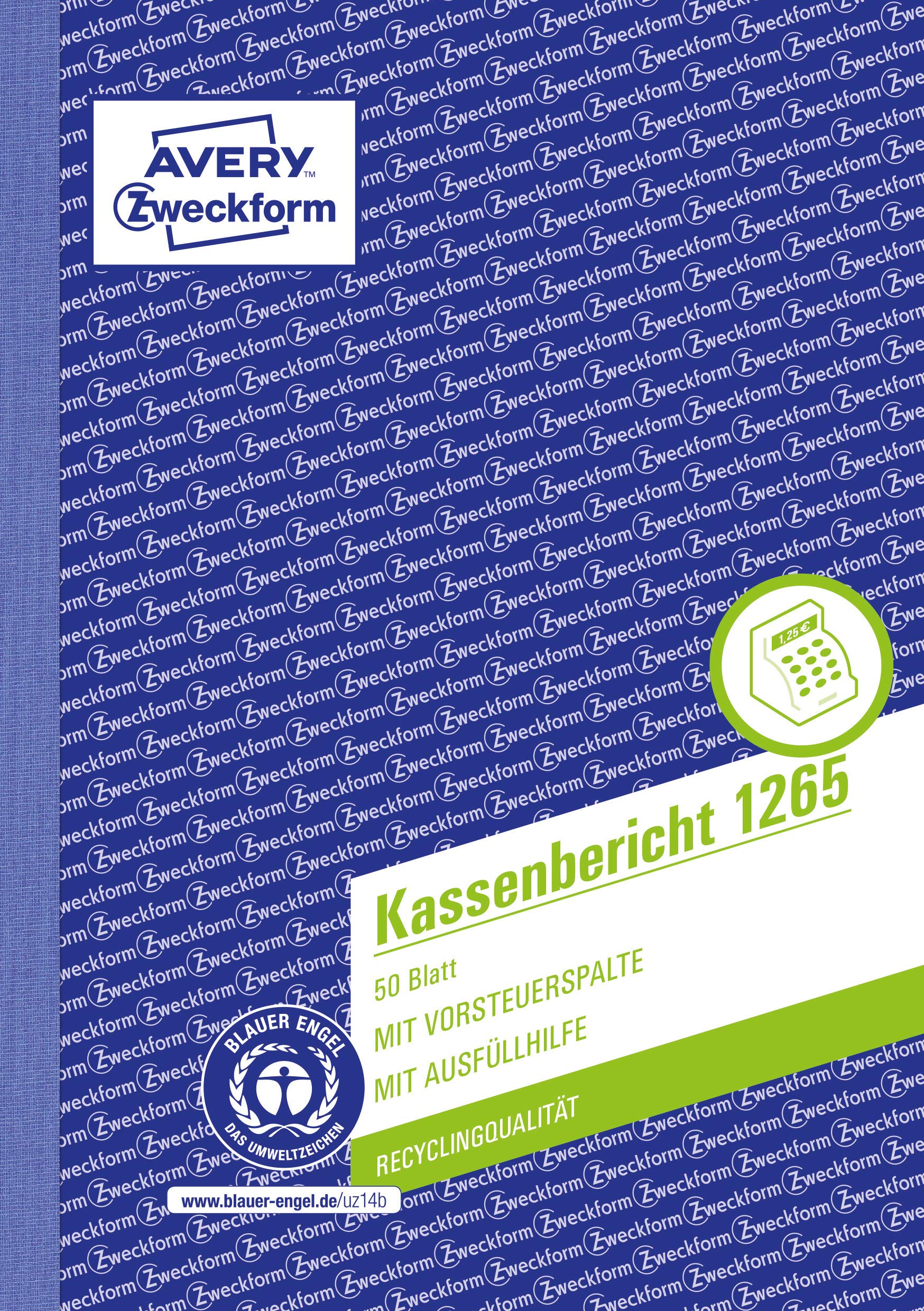 avery-zweckform-1265-recycling-kassenbericht-a5-50-blatt-mikroperforiert-f-r-de- image 2