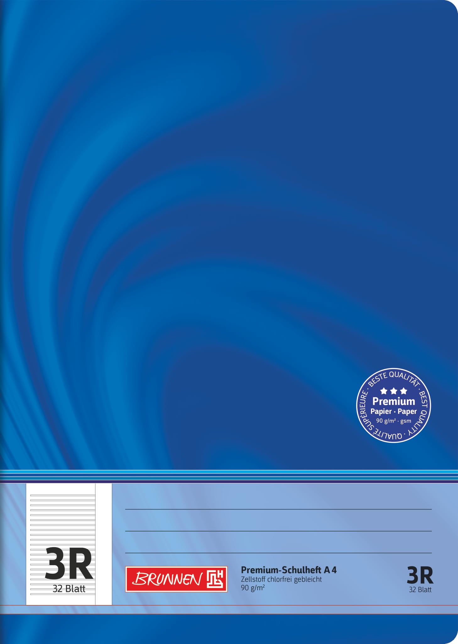 brunnen-104440323-premium-schulheft-a4-32-blatt-lin-3r-doppelheft image 1