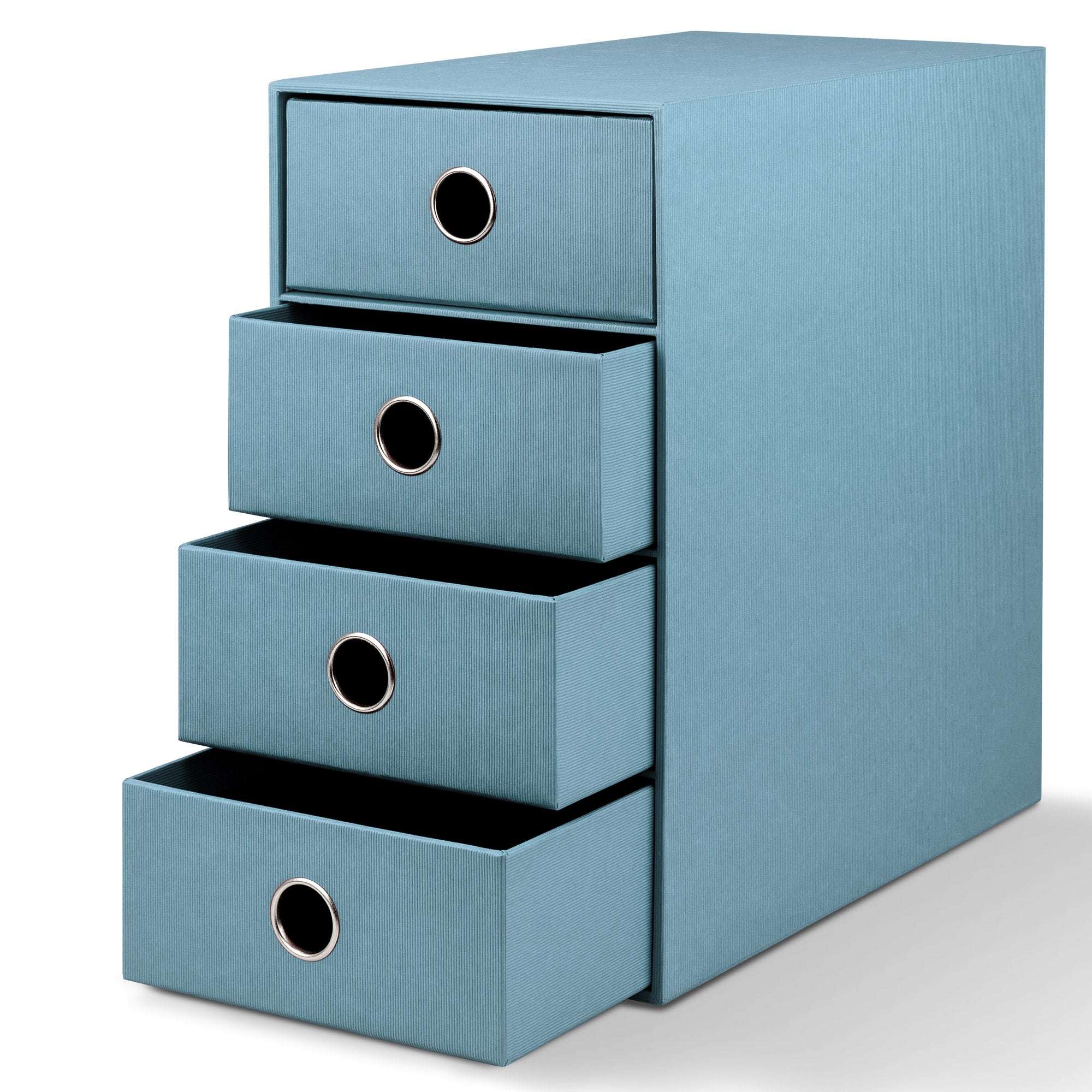 r-ssler-s-o-h-o-schubladenbox-a5-din-lang-4-f-cher-denim-blau image 2