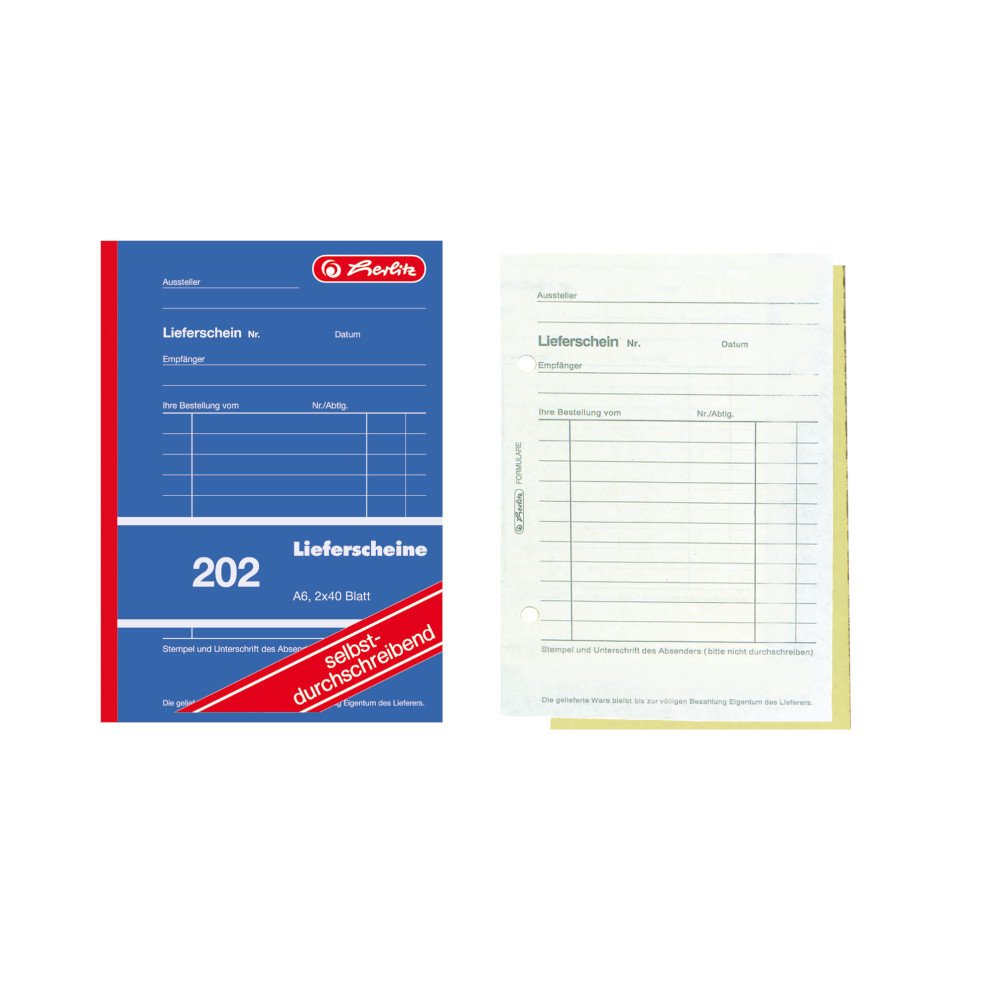 herlitz-lieferscheinbuch-a6-2x40-blatt-selbstdurchschreibend-5er-pack image 1