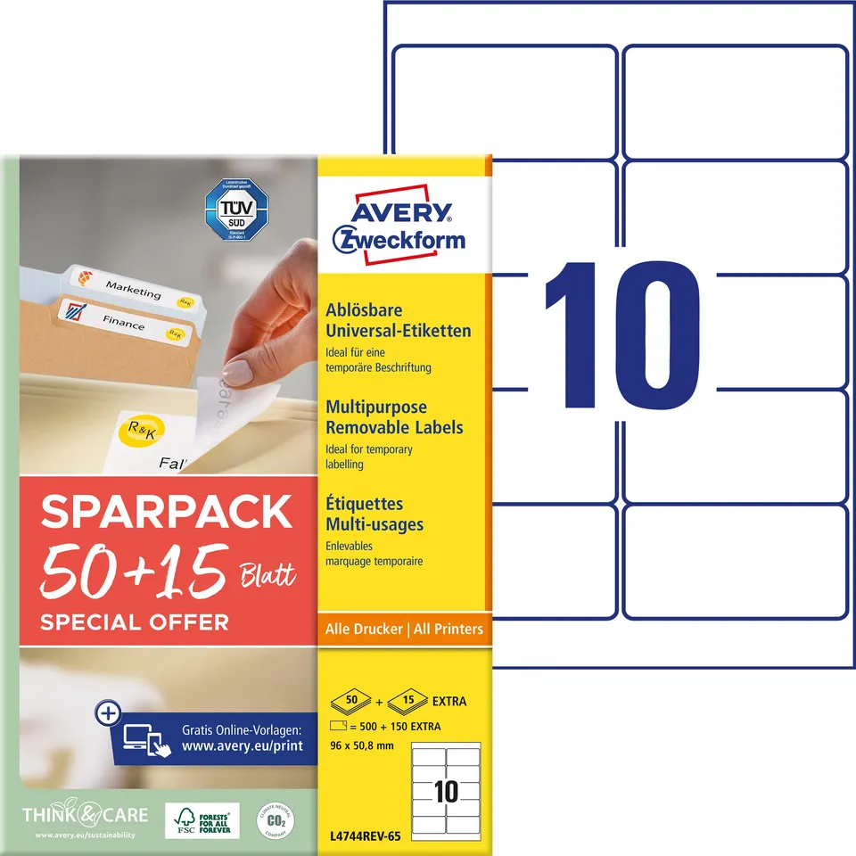 avery-zweckform-l4744rev-65-universal-etiketten-96x50-8-mm-650-st-ck-wei-abl-sba image 1