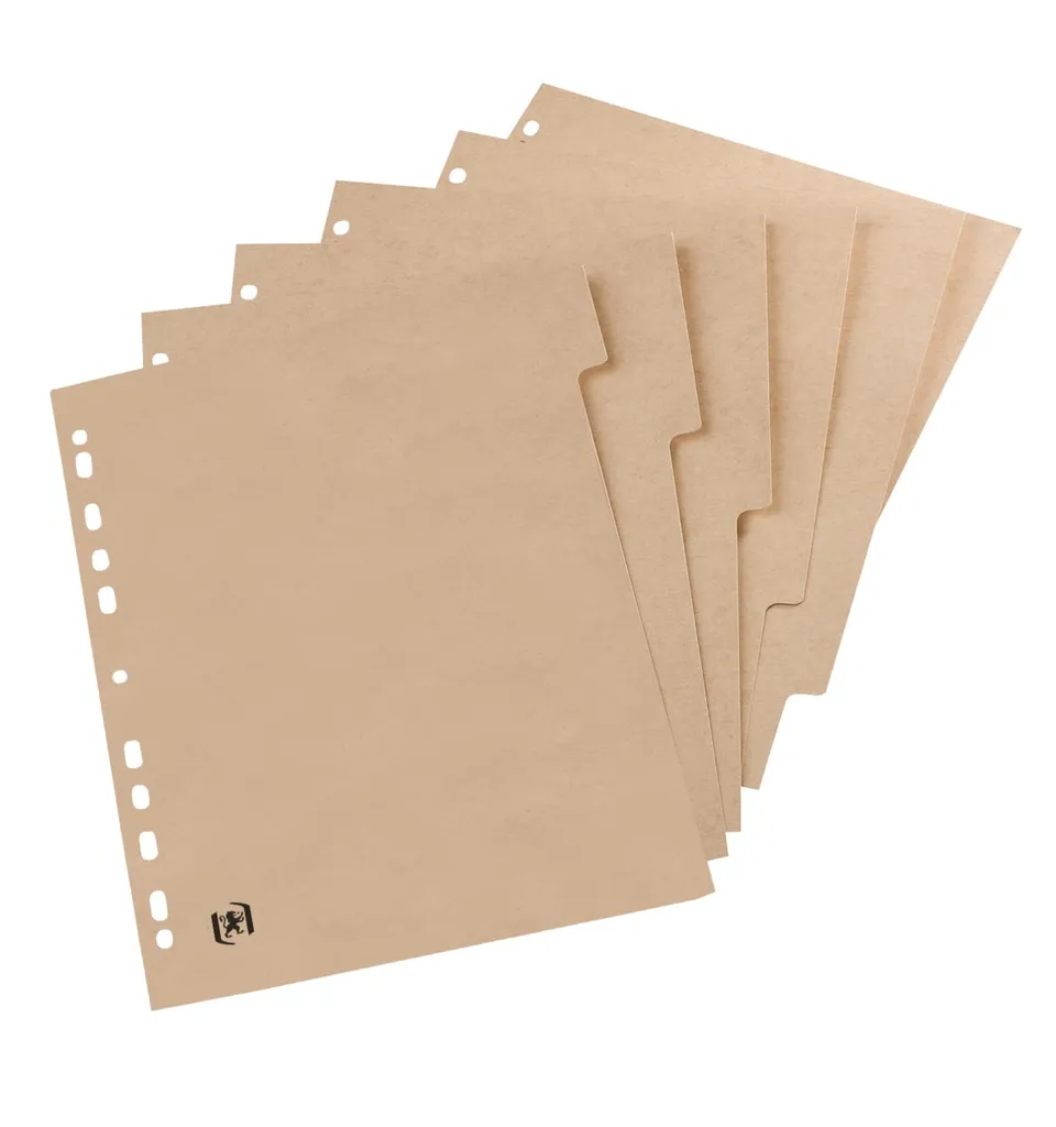 oxford-register-touareg-din-a4-6-teilig-recycling-kraftkarton-beige image 1