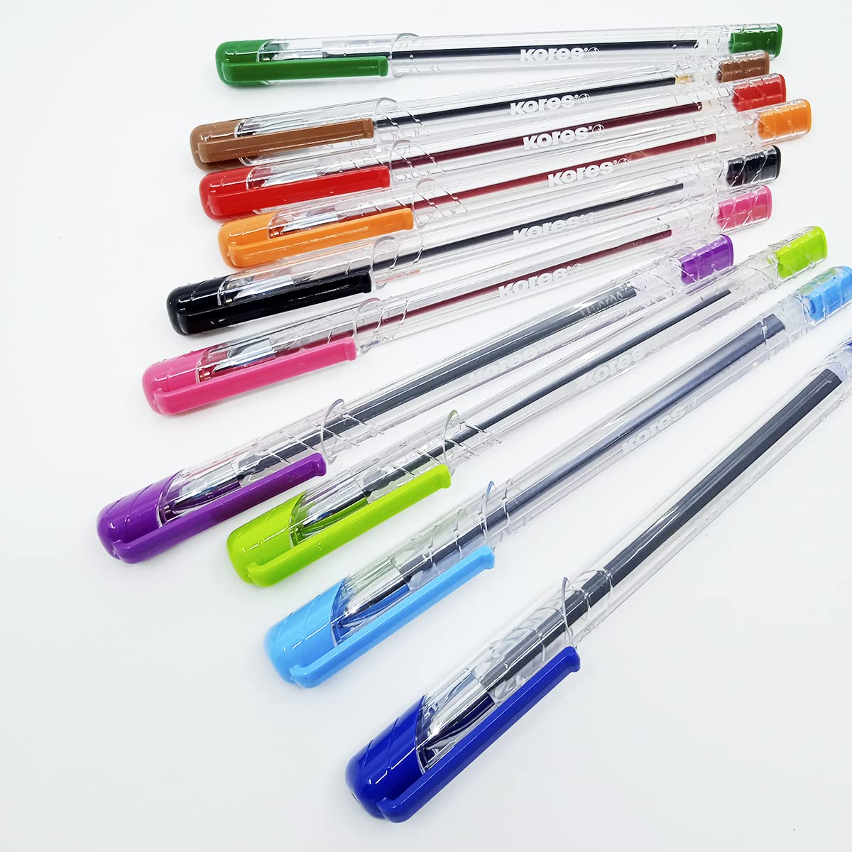 kores-k11-kugelschreiber-farbig-1-0-mm-10er-pack-semi-gel image 3