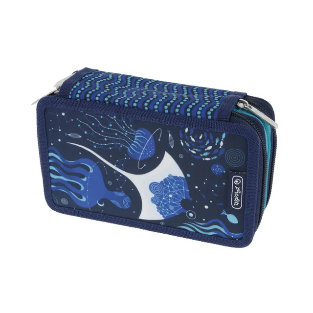 herlitz-tricase-etui-31-teilig-deep-ocean-federm-ppchen-19-x-11-5-x-7-cm image 1